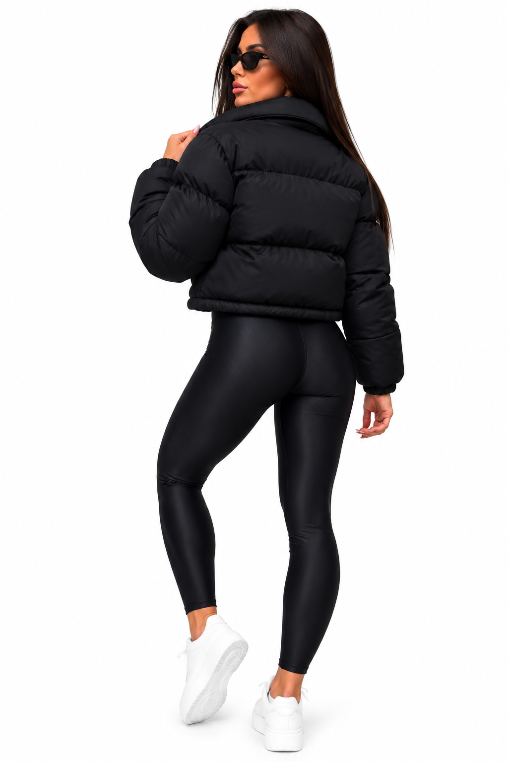 PRECOMANDĂ – Geacă Puffer Premium Neagră, Model Scurt