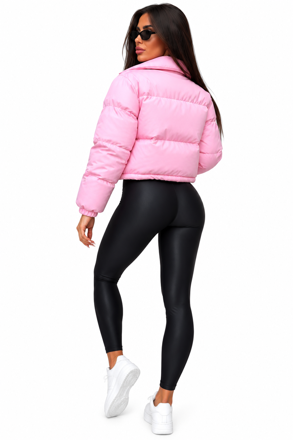 PRECOMANDĂ – Geacă Puffer Premium Roz Baby Pink, Model Scurt