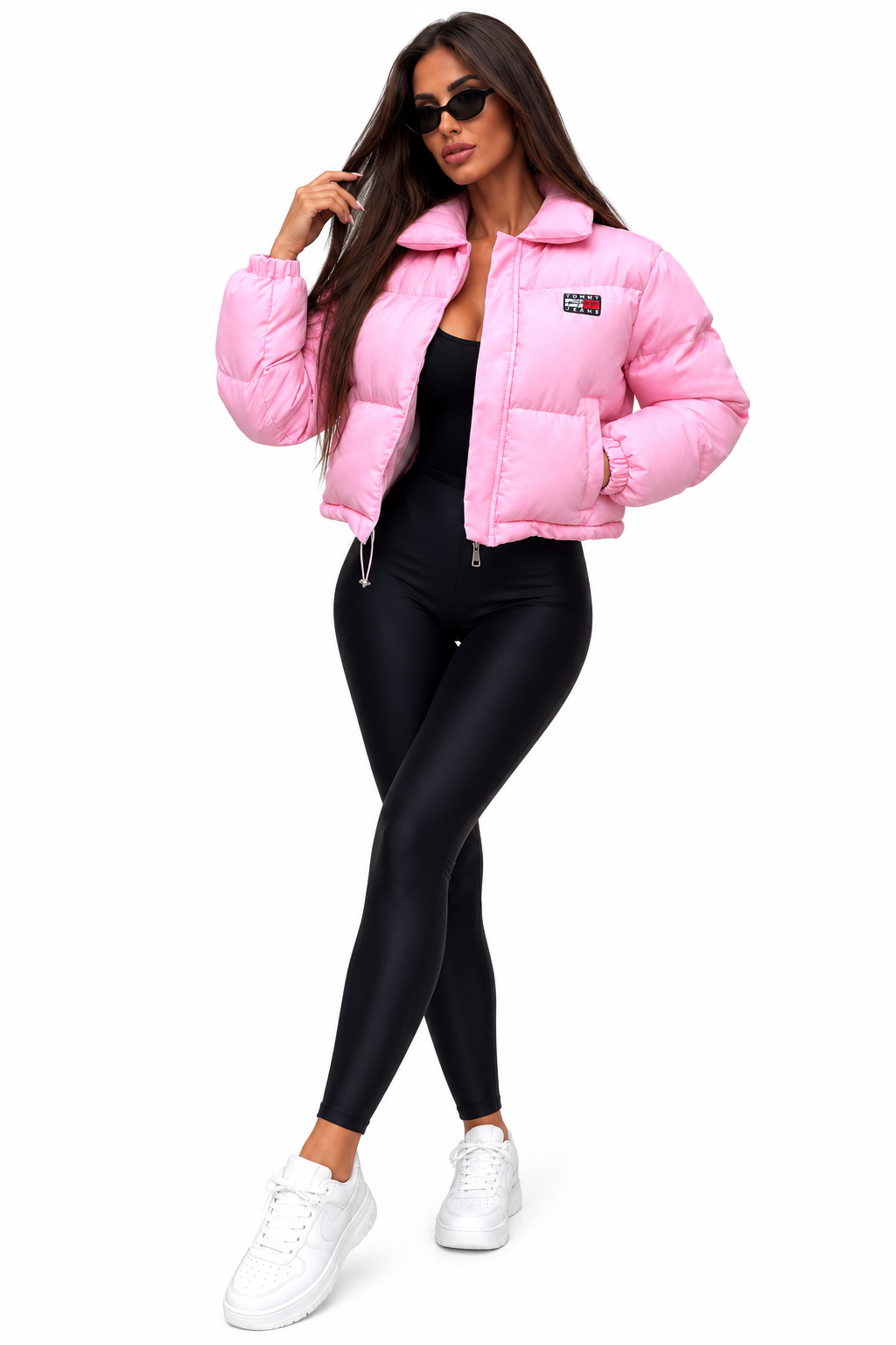 PRECOMANDĂ – Geacă Puffer Premium Roz Baby Pink, Model Scurt